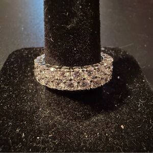 Platinum 4.55 CTW Lab Grown Diamond Eternity Band